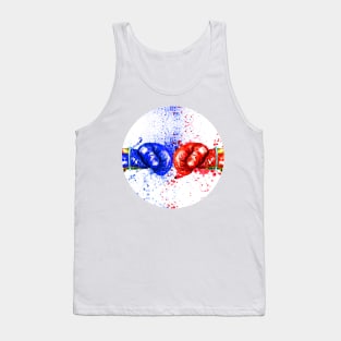 Red and Blue Boxing Gloves Tank Top